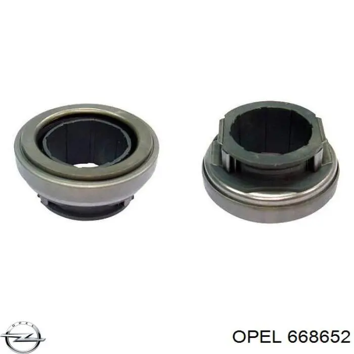 668652 Opel cojinete de desembrague