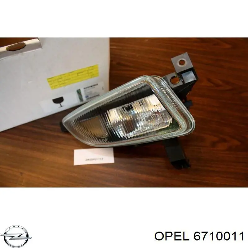 6710011 Opel faro antiniebla izquierdo