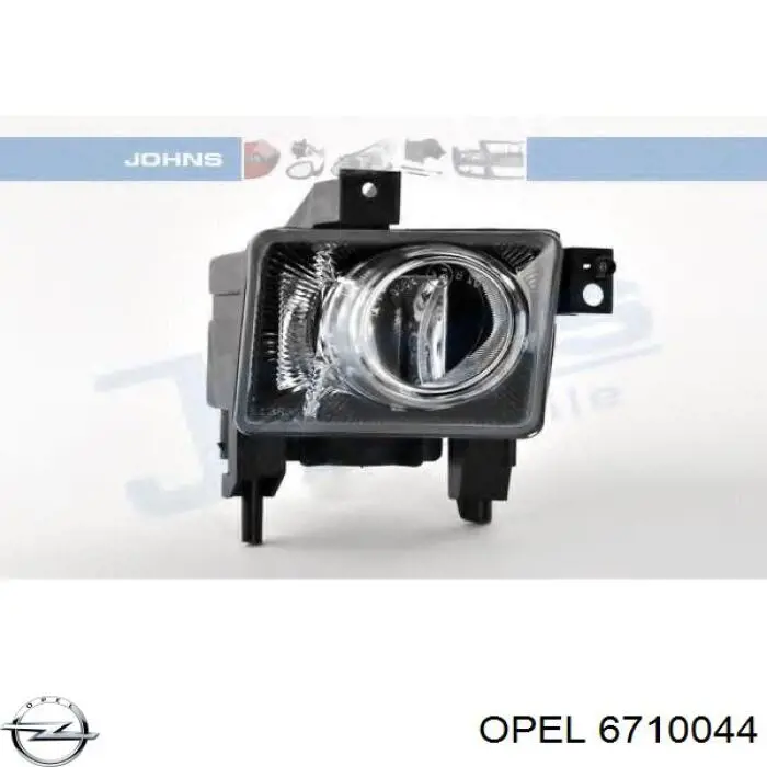 6710044 Opel faro antiniebla derecho