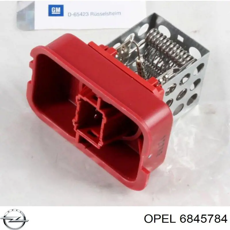 6845784 Opel resitencia, ventilador habitáculo