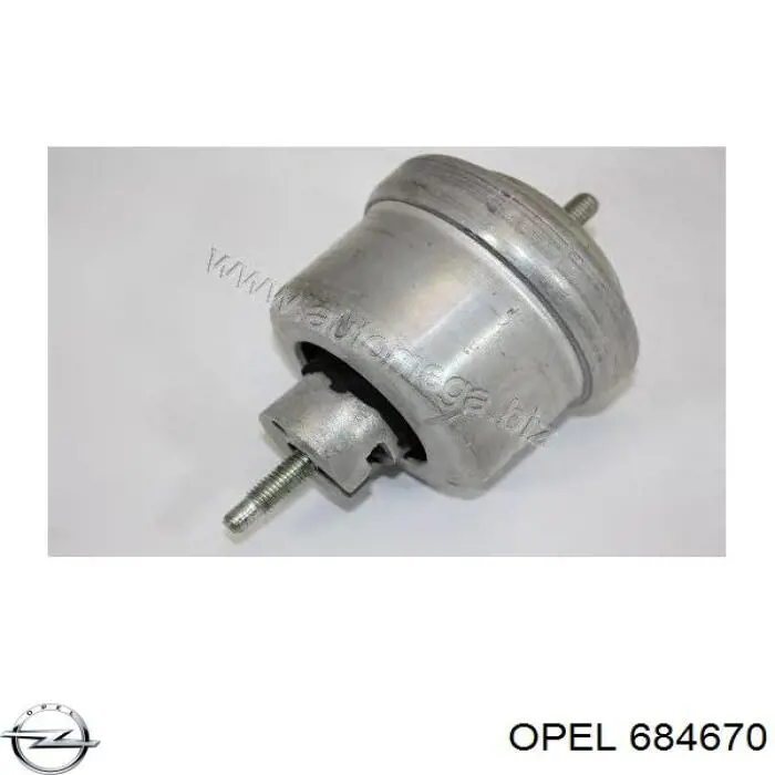 6 84 670 Opel soporte de motor derecho