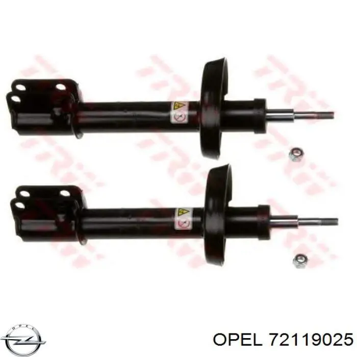 72119025 Opel amortiguador delantero