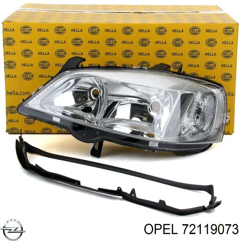 72119073 Opel amortiguador trasero