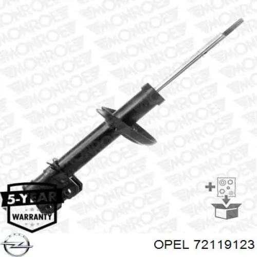 72119123 Opel amortiguador delantero izquierdo