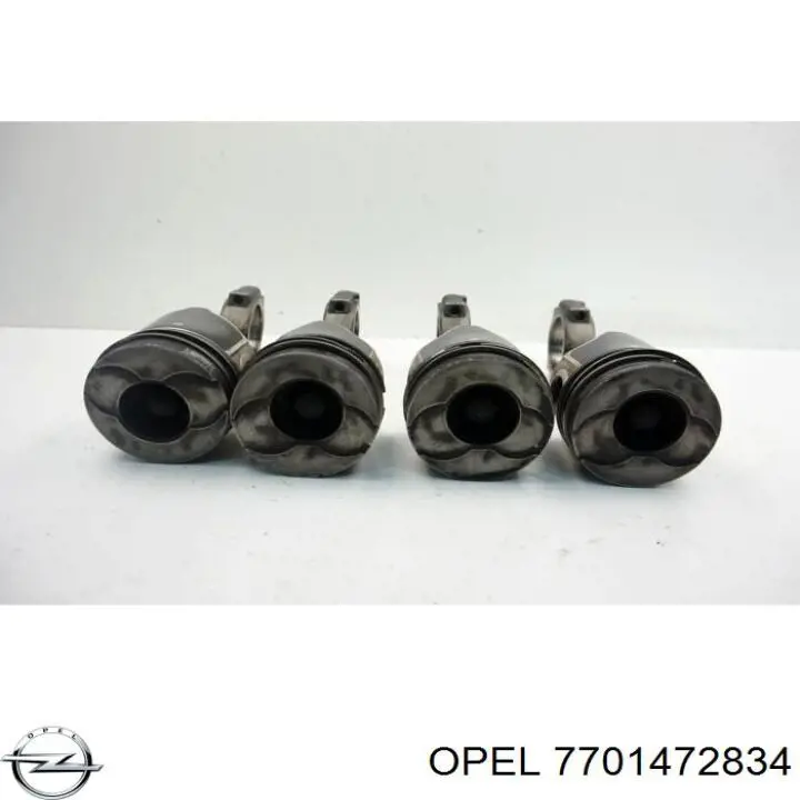 7701472834 Opel pistón completo para 1 cilindro, std