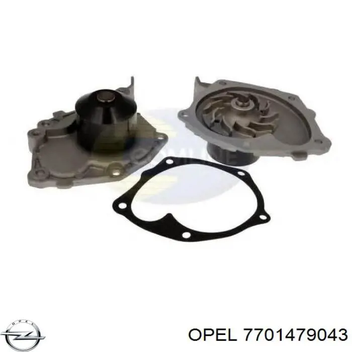 7701479043 Opel bomba de agua