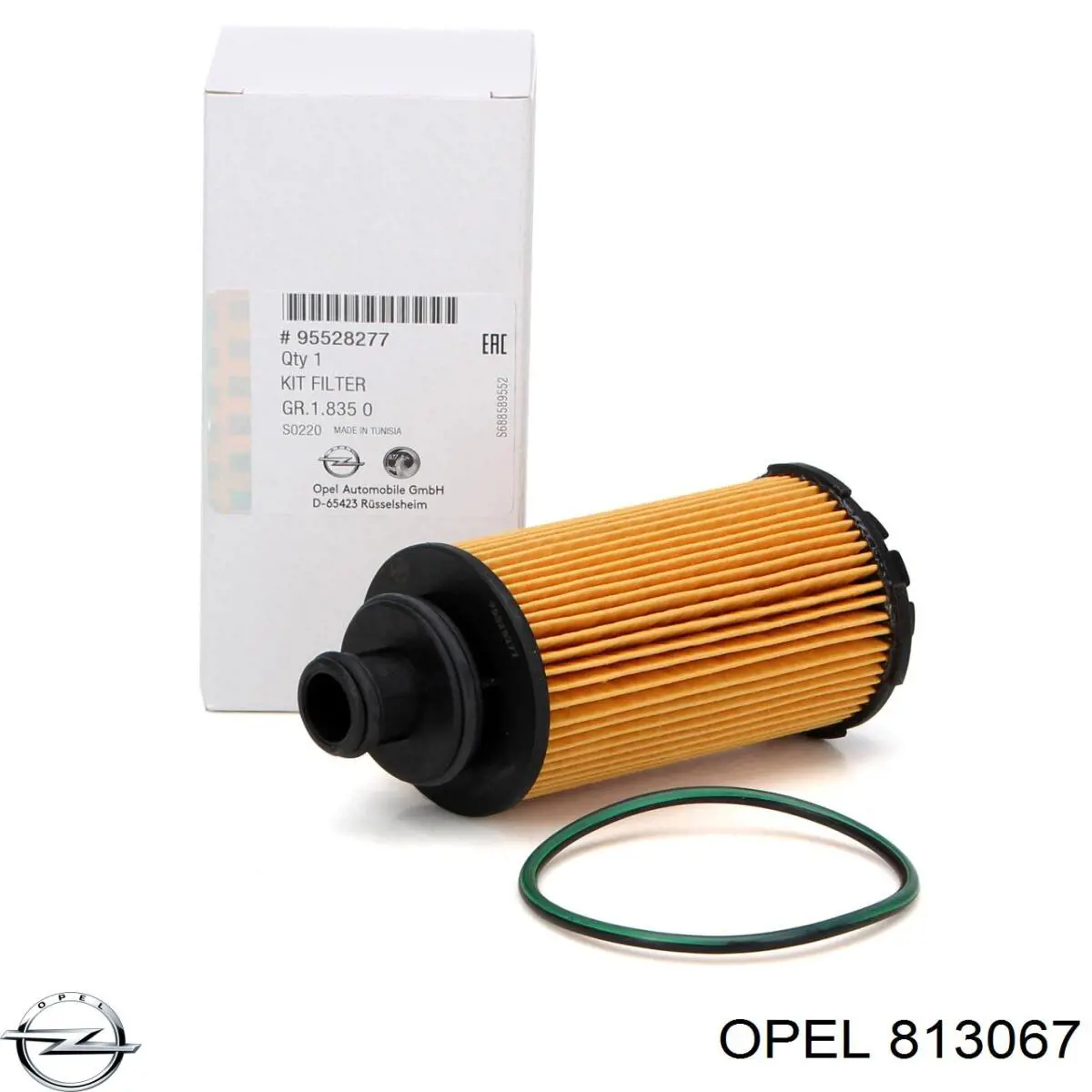 813067 Opel caja, filtro de combustible