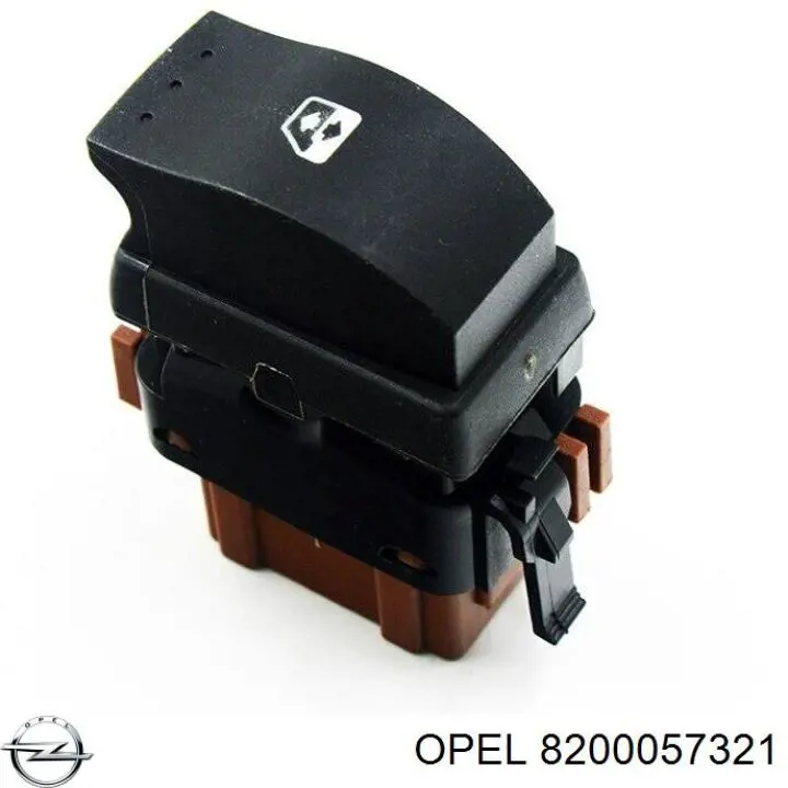 8200057321 Opel botón de encendido, motor eléctrico, elevalunas, puerta delantera derecha