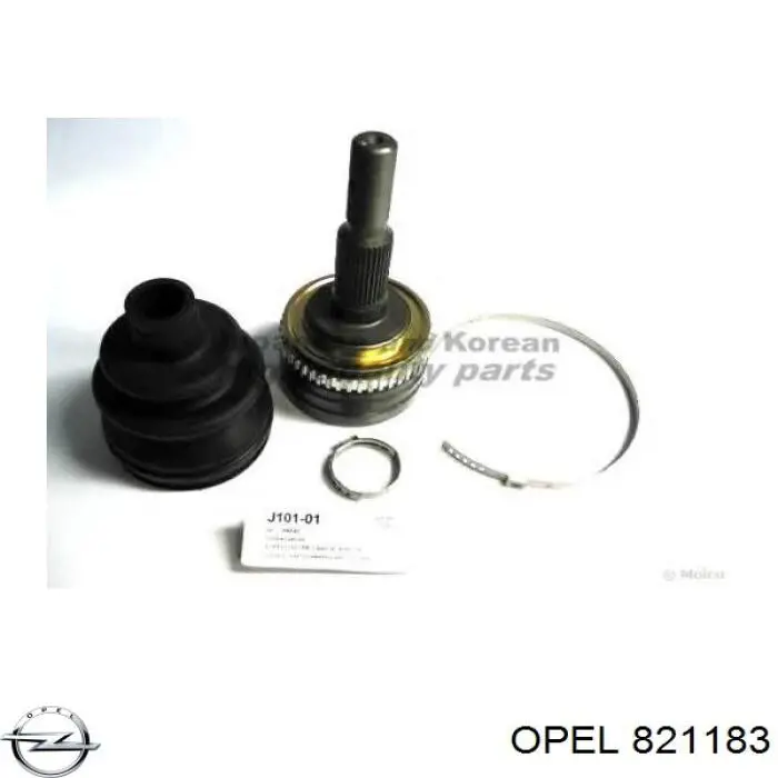 821183 Opel inyector de combustible