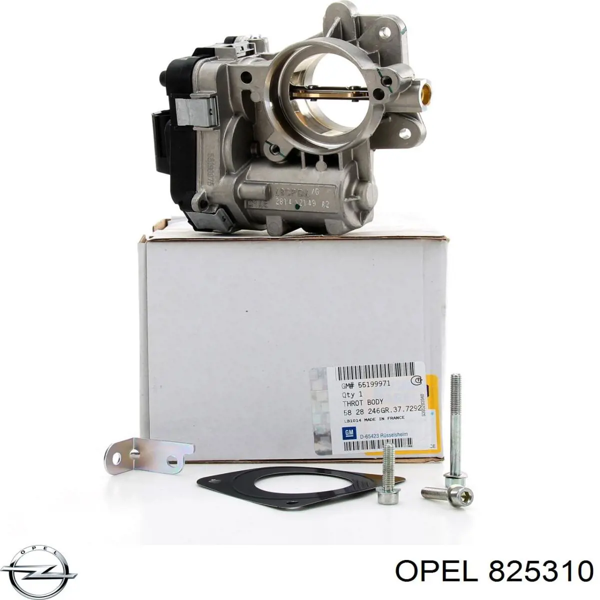 825310 Opel cuerpo de mariposa completo