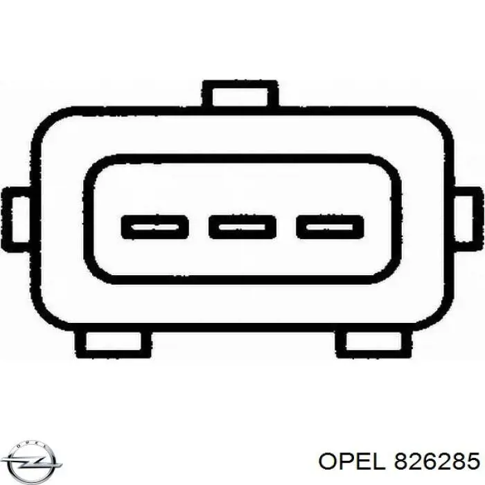 826285 Opel sensor, posición mariposa