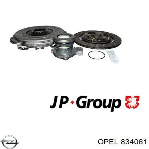 834061 Opel casco de filtro de aire