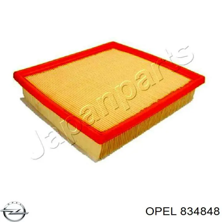 834848 Opel filtro de aire