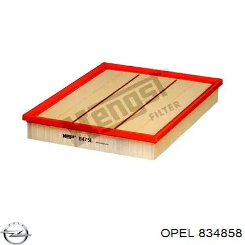 834858 Opel filtro de aire