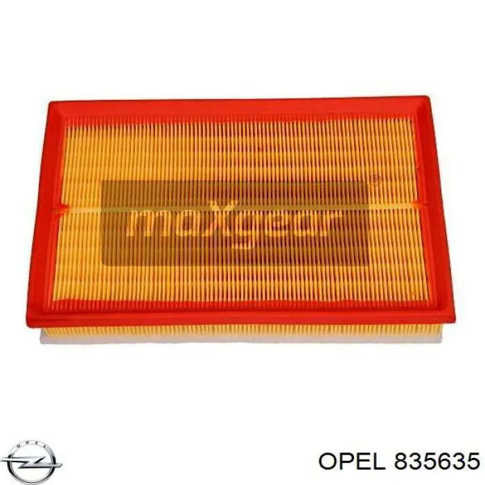 835635 Opel filtro de aire