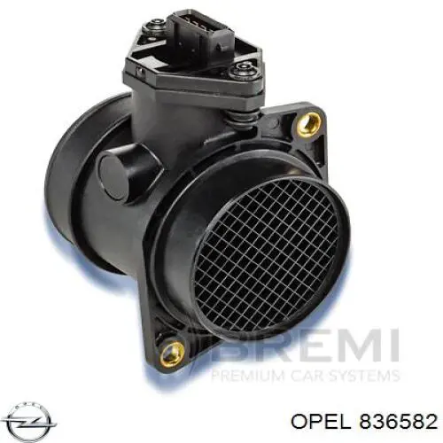 836582 Opel sensor de flujo de aire/medidor de flujo (flujo de aire masibo)