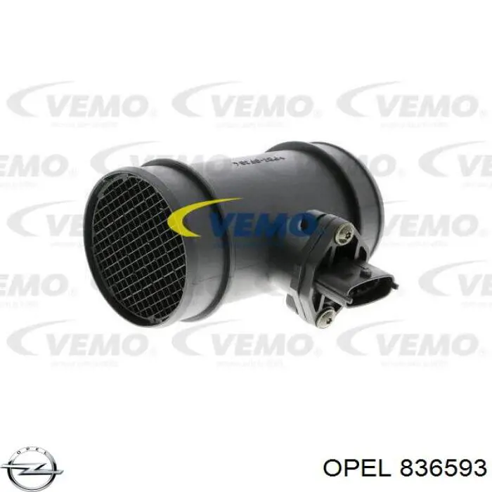 836593 Opel sensor de flujo de aire/medidor de flujo (flujo de aire masibo)