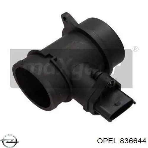 836644 Opel sensor de flujo de aire/medidor de flujo (flujo de aire masibo)