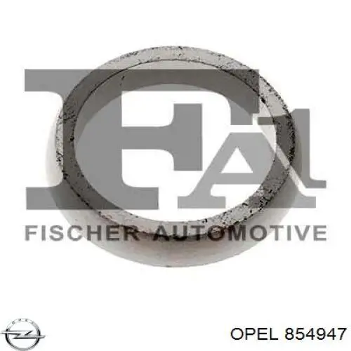 854947 Opel junta de tubo de escape silenciador