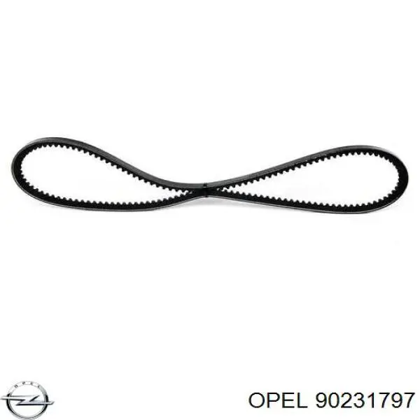 90231797 Opel correa trapezoidal