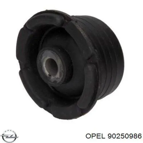 90250986 Opel suspensión, cuerpo del eje trasero