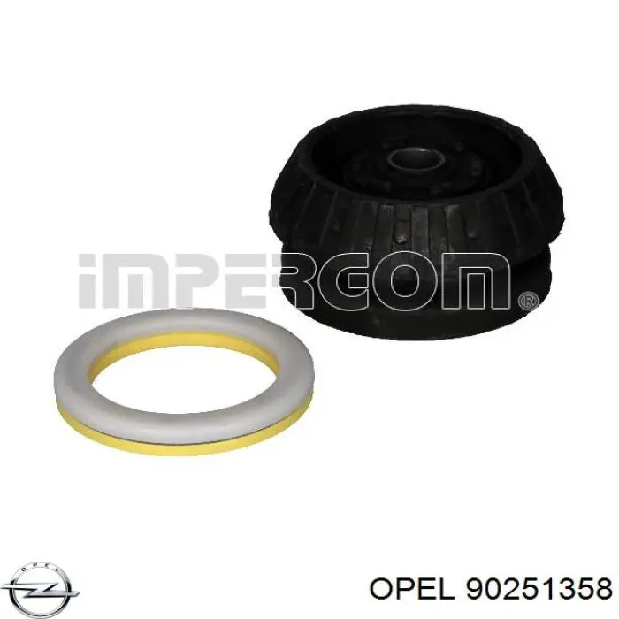 90251358 Opel soporte amortiguador delantero