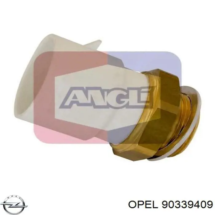 90339409 Opel sensor, temperatura del refrigerante (encendido el ventilador del radiador)