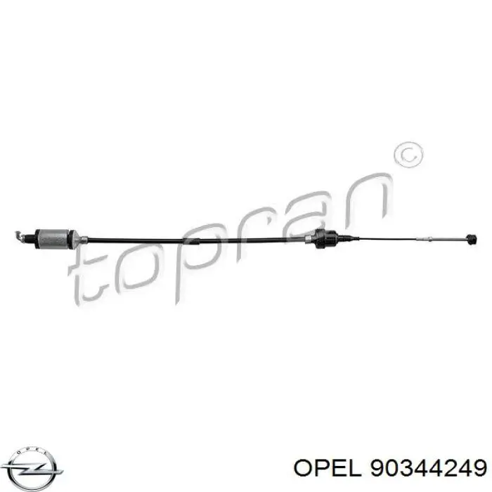 90344249 Opel cable de embrague