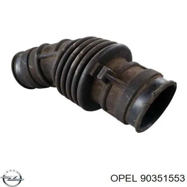 90351553 Opel tubo flexible de aspiración, salida del filtro de aire