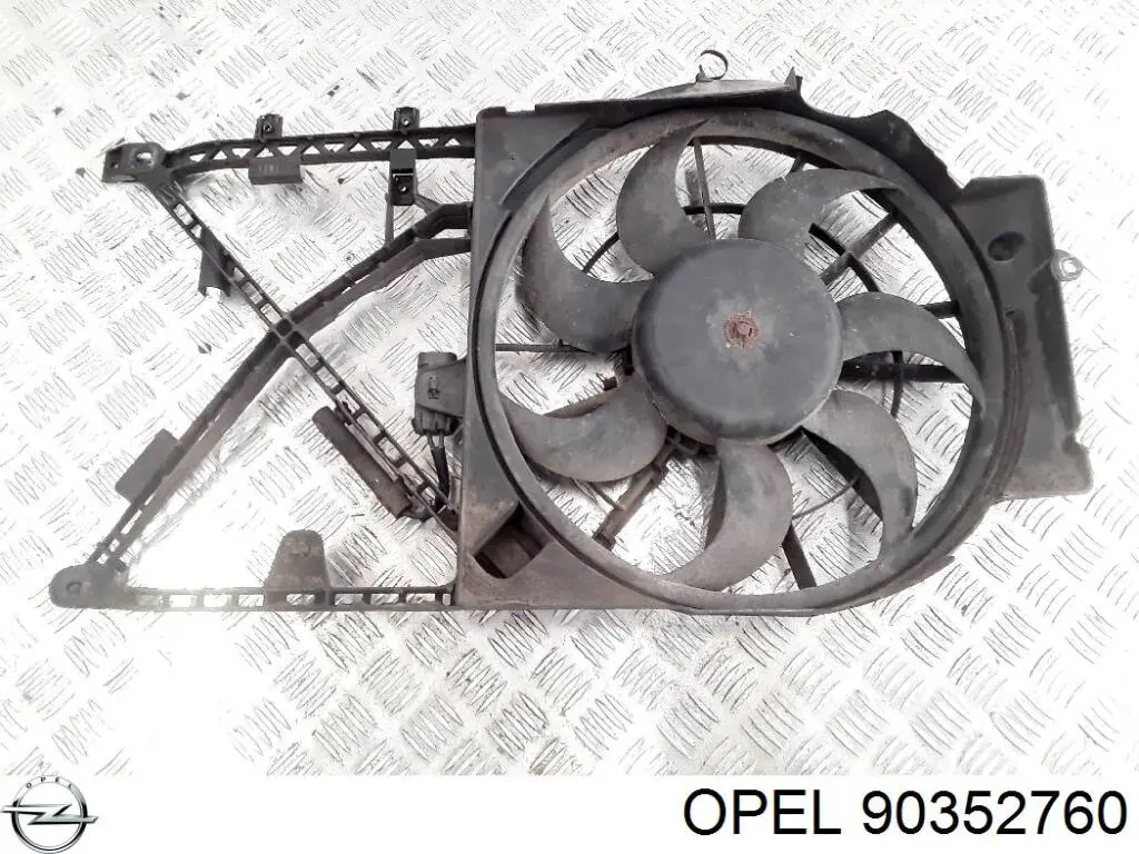 1314503 Opel bastidor radiador (armazón)