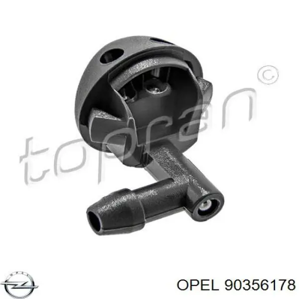 90356178 Opel tobera de agua regadora, lavado de parabrisas