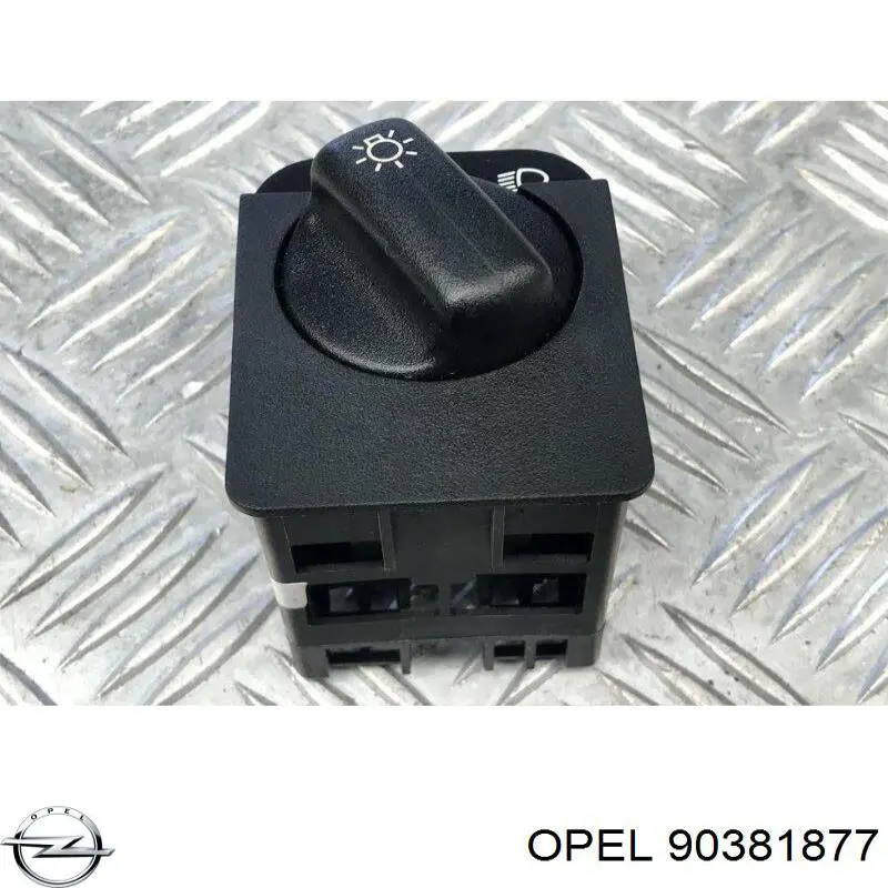 90381877 Opel interruptor de faros para "torpedo"