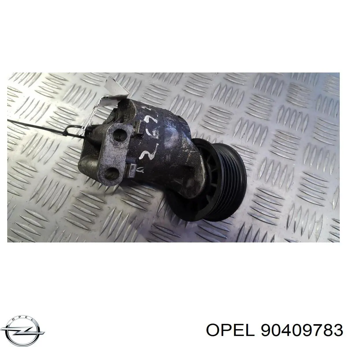 90409783 Opel tensor de correa, correa poli v