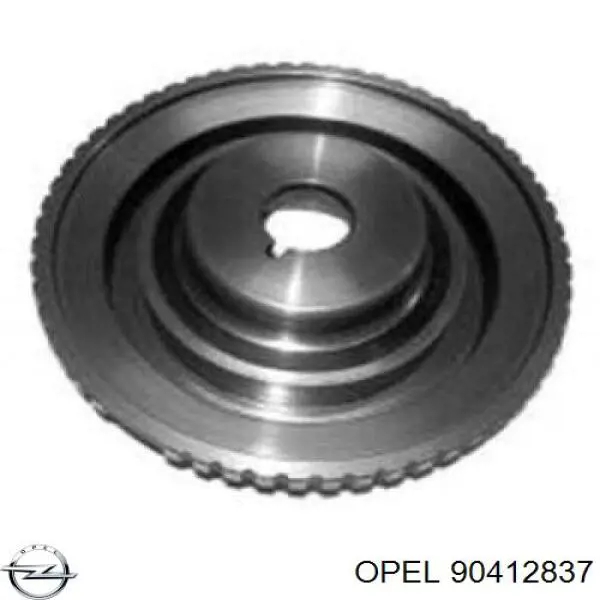 90412837 Opel polea, cigüeñal