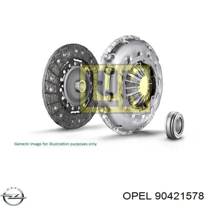 90421578 Opel kit de embrague (3 partes)