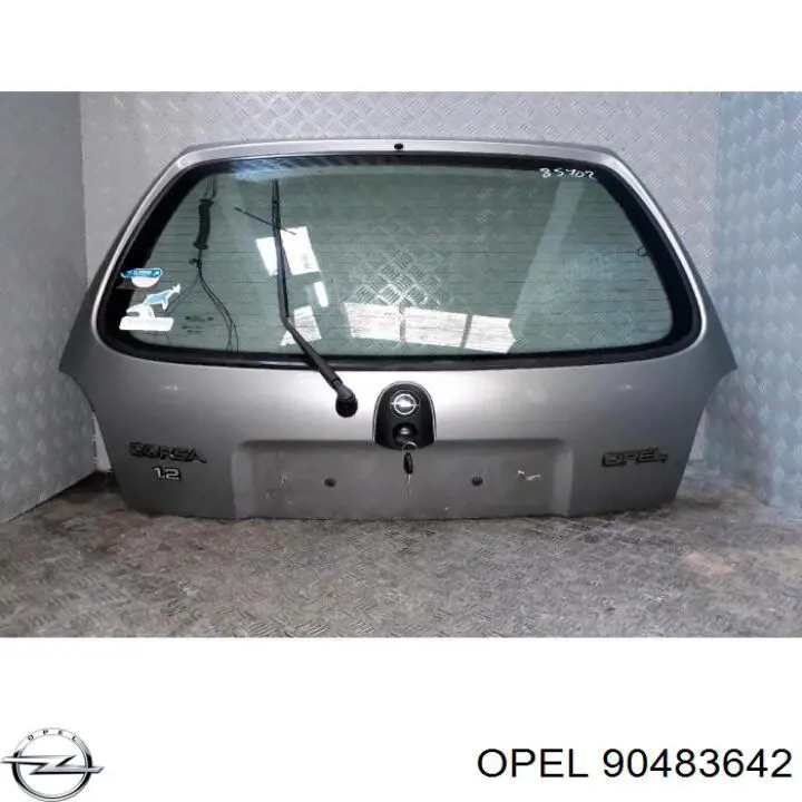 90483642 Peugeot/Citroen puerta trasera de maletero (3/5a puerta trasera)