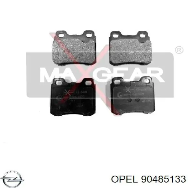 90485133 Opel pastillas de freno traseras