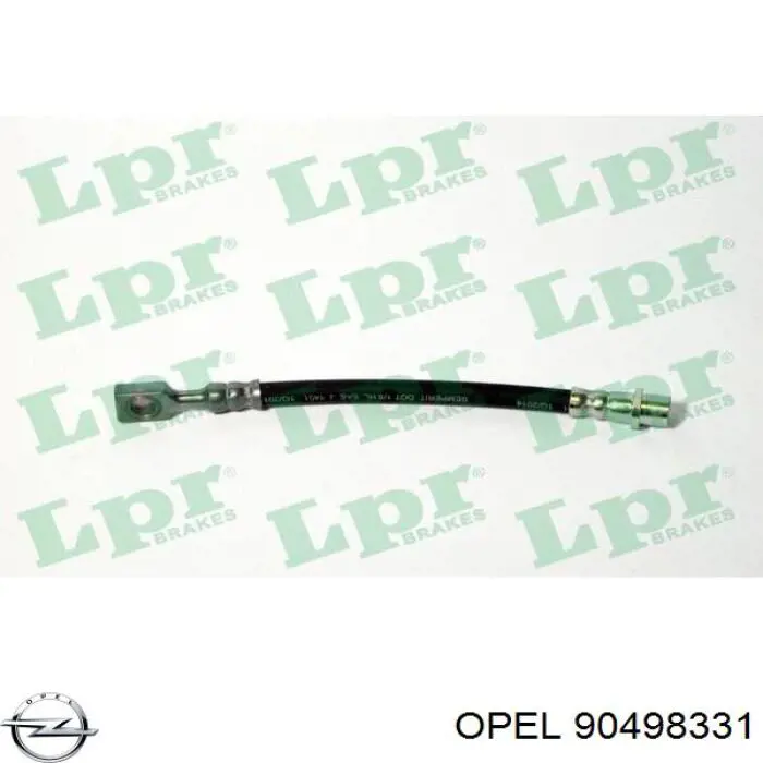 90498331 Opel tubo flexible de frenos trasero