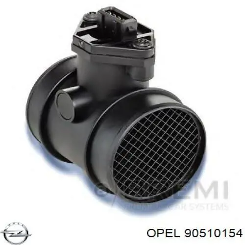 90510154 Opel sensor de flujo de aire/medidor de flujo (flujo de aire masibo)