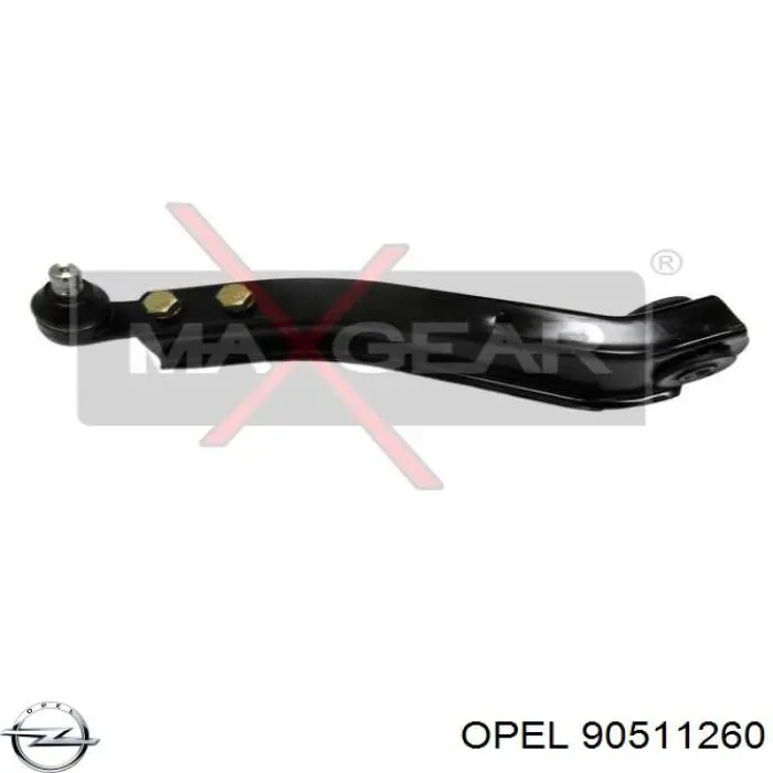 90511260 Opel barra oscilante, suspensión de ruedas delantera, inferior izquierda