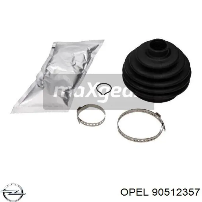 90512357 Opel fuelle, árbol de transmisión delantero exterior