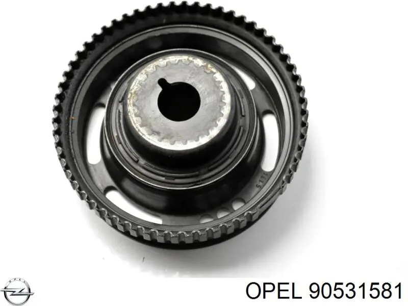 90531581 Opel polea, cigüeñal