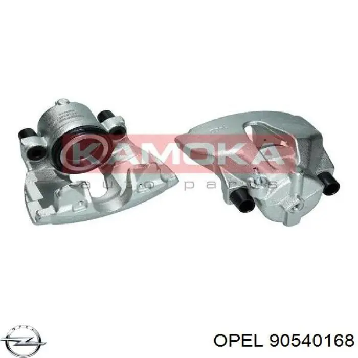 90540168 Opel pinza de freno delantera izquierda