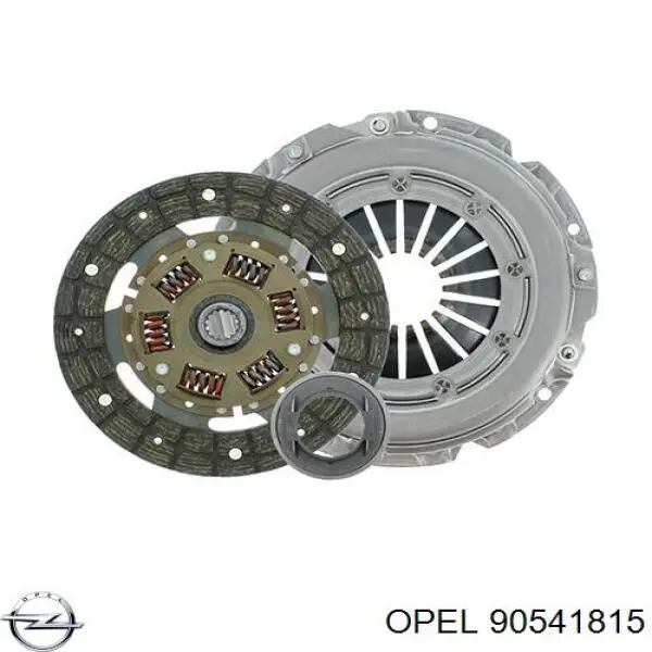 90541815 Opel kit de embrague (3 partes)