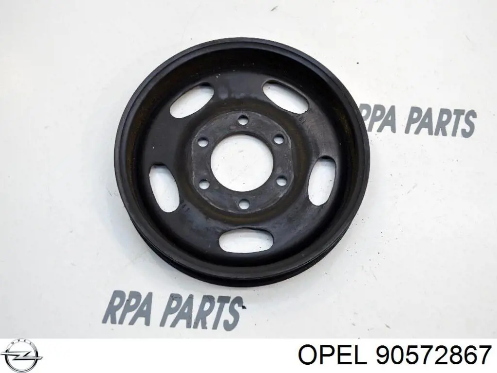 90572867 Opel polea, cigüeñal