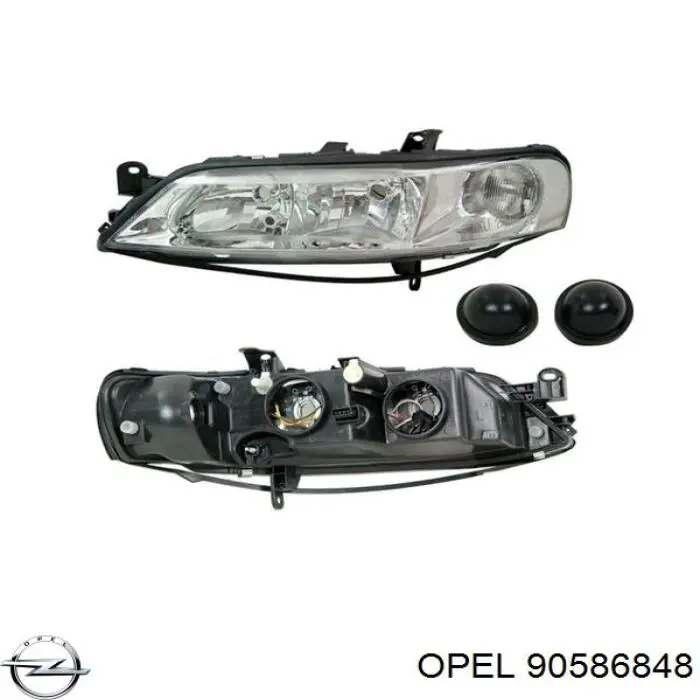 90586848 Opel faro izquierdo