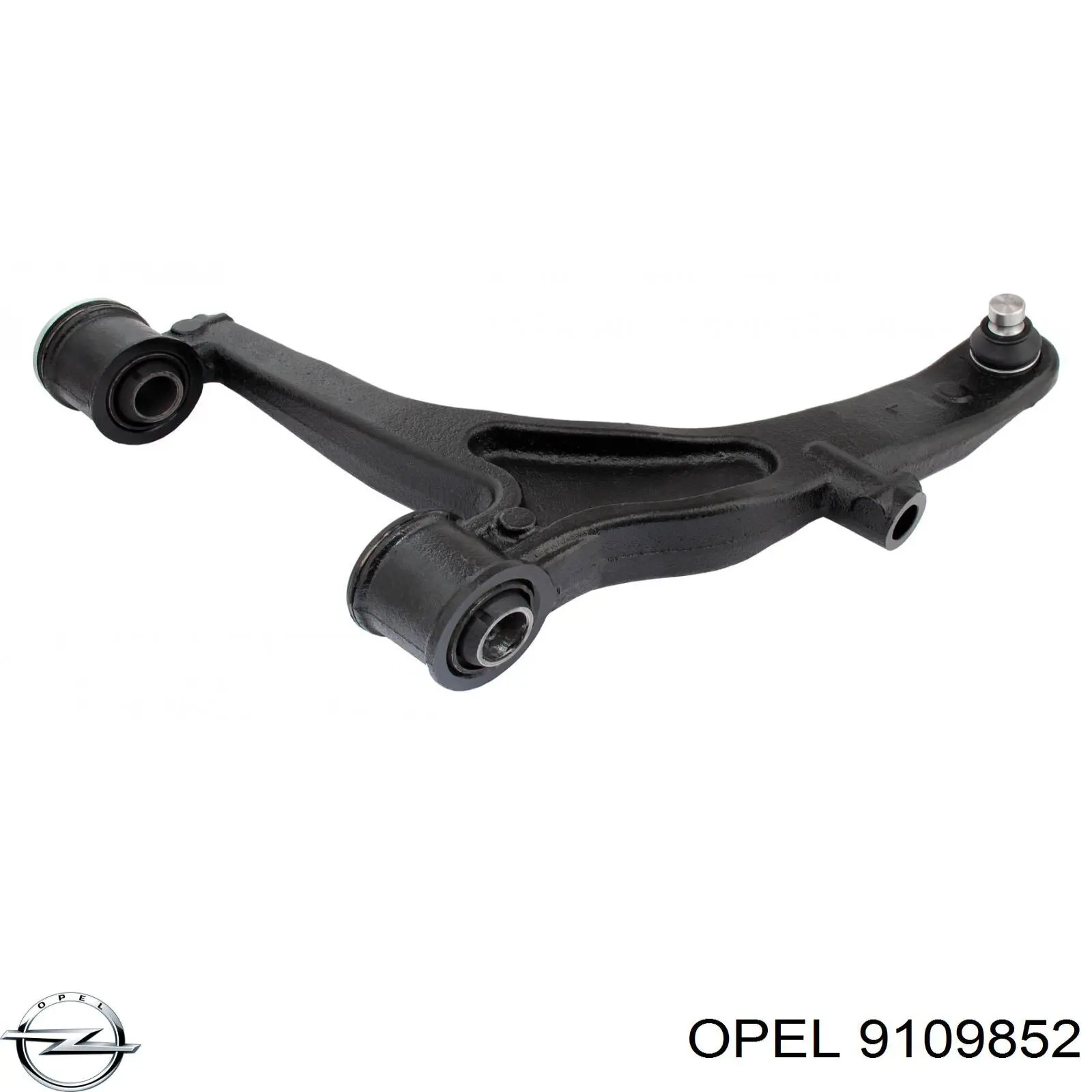 9109852 Opel barra oscilante, suspensión de ruedas delantera, inferior izquierda