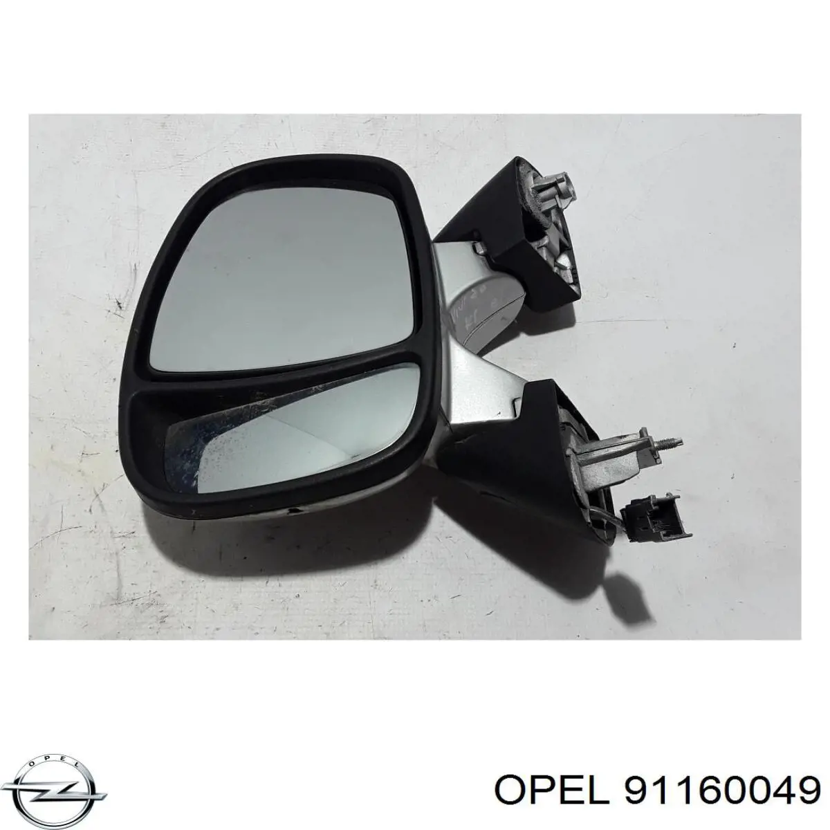 91160049 Opel espejo retrovisor izquierdo