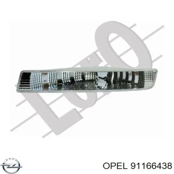 91166438 Opel piloto intermitente izquierdo