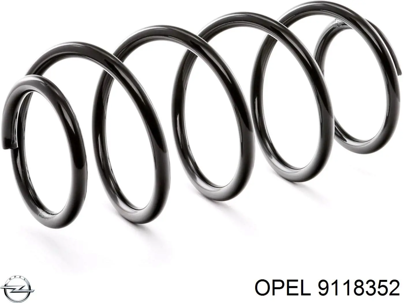 9118352 Opel muelle de suspensión eje delantero